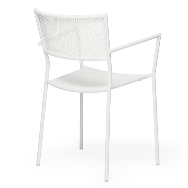 Massproductions Jig Mesh karmstol, vit