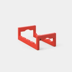 Massproductions Silo stapelbart vinställ, klarrödmålad bok