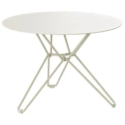 Massproductions Tio bord, 60 cm, lågt, elfenben