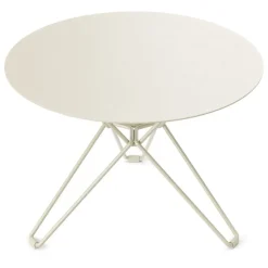 Massproductions Tio bord, 60 cm, lågt, elfenben