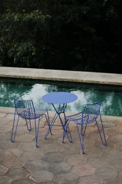 Massproductions Tio bord, 60 cm, högt, overseas blue