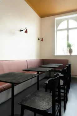 Mater Conscious 3162 stol, svart bok - coffee waste black