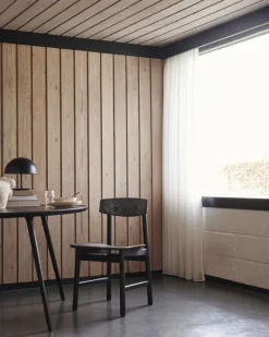 Mater Conscious 3162 stol, svart bok - coffee waste black