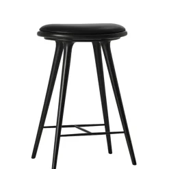 Mater High Stool, 69 cm, svartbetsad bok
