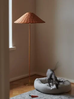 Matri Hundbädd, L, Wooly, ivory melange