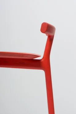 Mattiazzi Radice barstol, 65 cm, röd