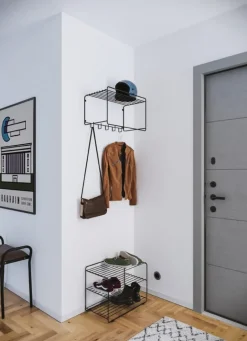 Maze Anyone pall, svart - vintage cognac