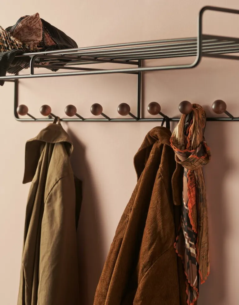 Maze Bill hattställ, L, svart - valnötsfärgad ask