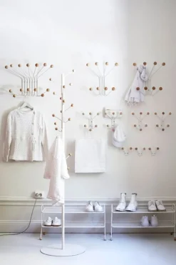 Maze Bill klädhängare, vit