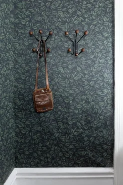 Maze Bill klädhängare, XS, svart - valnötsfärgad ask