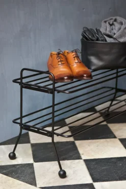 Maze Bill skohylla, svart