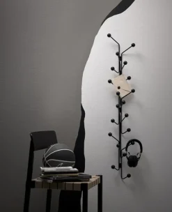 Maze Bill Vertical klädhängare, svart