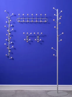 Maze Bill Vertical klädhängare, silkesgrå