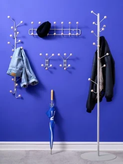 Maze Bill Vertical klädhängare, silkesgrå