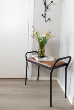 Maze Bill Vertical klädhängare, svart - betsad ek