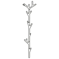 Maze Branch väggkrok, svart