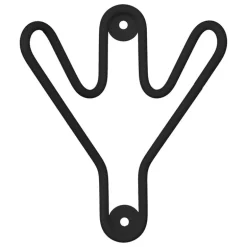 Maze Buddy väggkrok, svart