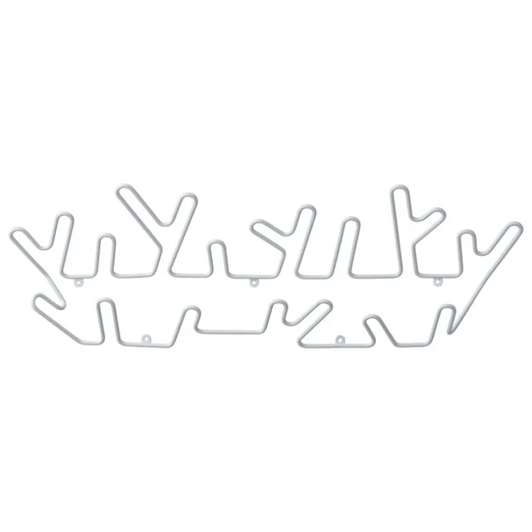 Maze Crown väggkrok, vit