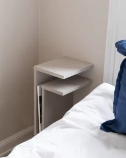 Maze F-shelf, höger, vit ek