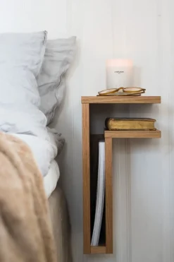 Maze F-shelf, vänster, ek