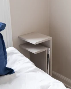 Maze F-shelf, vänster, vit ek