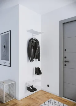 Maze Kite hatthylla, vit