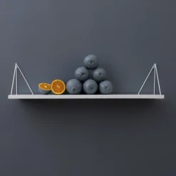 Maze Pythagoras hylla, 80 x 20 cm, vit