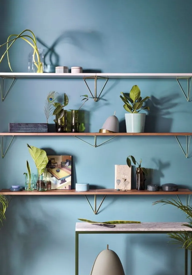 Maze Pythagoras hylla, 80 x 20 cm, valnöt