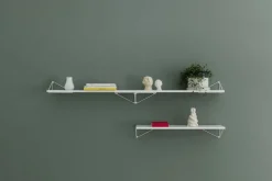 Maze Pythagoras hylla, vit, 3 delar