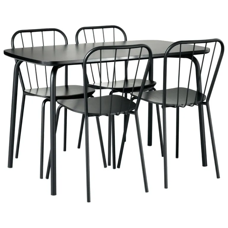 Maze Same bord, 70 x 115 cm, svart