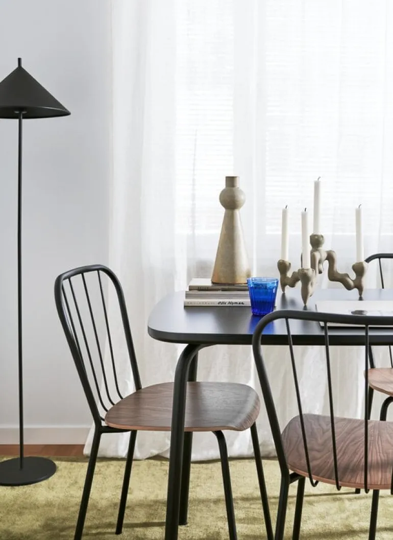 Maze Same bord, 70 x 115 cm, svart