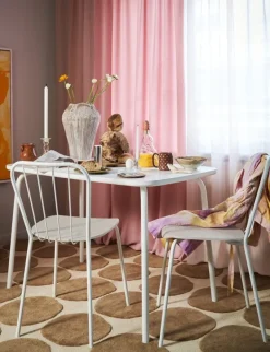 Maze Same bord, 70 x 115 cm, vit