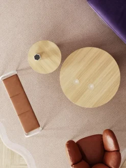 Maze Same Easy fåtölj, svart - brunt läder