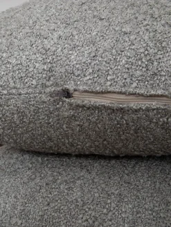 Maze Same Easy fåtölj, vit - brungrått tyg