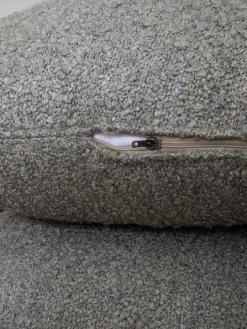 Maze Same Easy fåtölj, vit - brungrått tyg