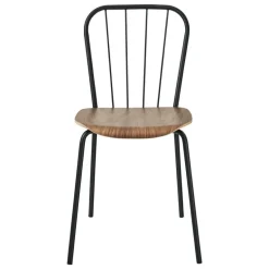 Maze Same stol, svart - valnöt