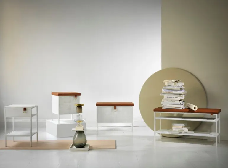 Maze Tracy sidobord, vänster, vitt