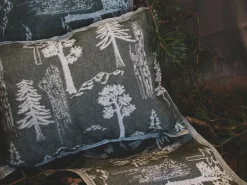 Metsä/Skogen Boletus bastukudde, stor, oliv - off-white