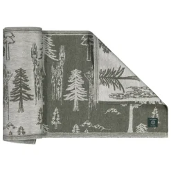 Metsä/Skogen Nebularis sittöverdrag, 45 x 160 cm, oliv - off-white