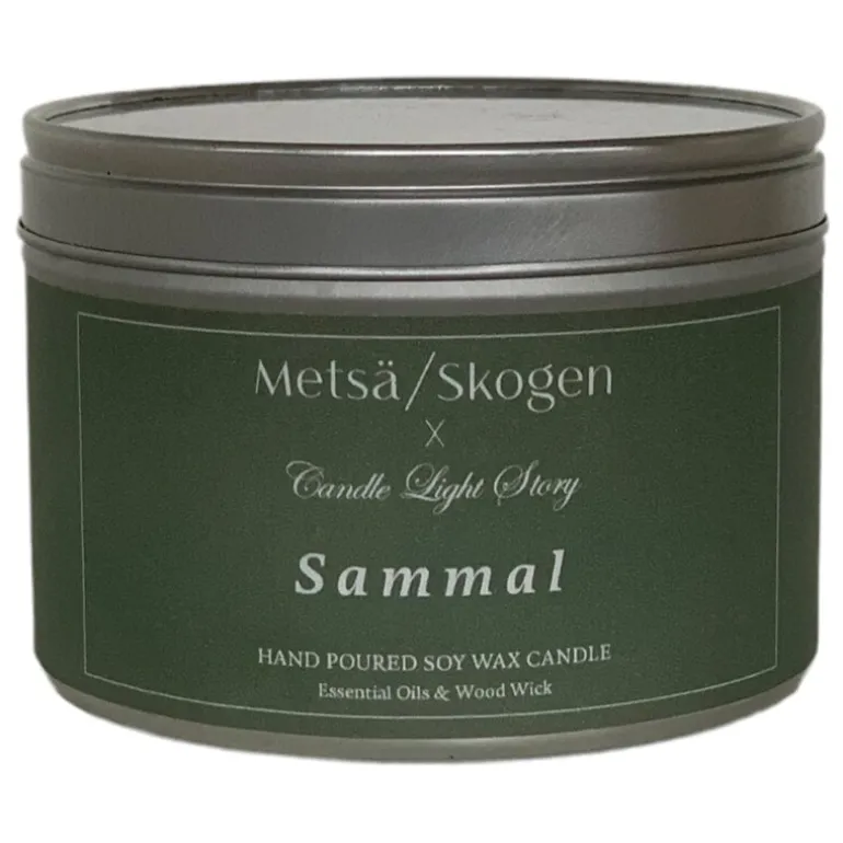 Metsä/Skogen Sojavaxljus, 180 g, mossa