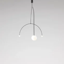 Michael Anastassiades Mobile Chandelier 9, svart patinerad mässing