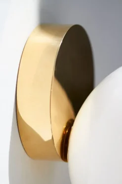 Michael Anastassiades Tip of the Tongue vägg-/taklampa, polerad mässing