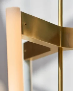 Michael Anastassiades Tube ljuskrona, satinmässing