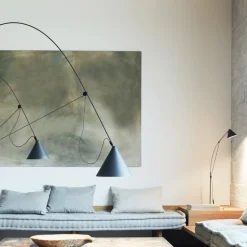 Midgard AYNO S bordslampa, 3000K, svart - orange