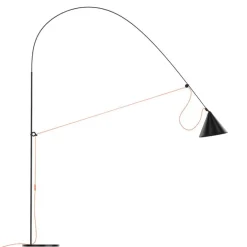 Midgard AYNO XL golvlampa, 3000 K, svart - orange
