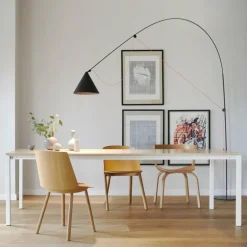 Midgard AYNO XL golvlampa, 3000 K, svart - orange