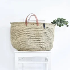 Mifuko Iringa marknadskorg, XXL, naturlig