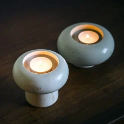 Mifuko Kandili ljushållare A, cream white