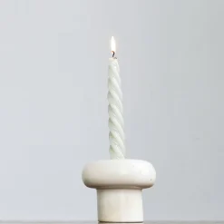 Mifuko Kandili ljusstake E, krämvit