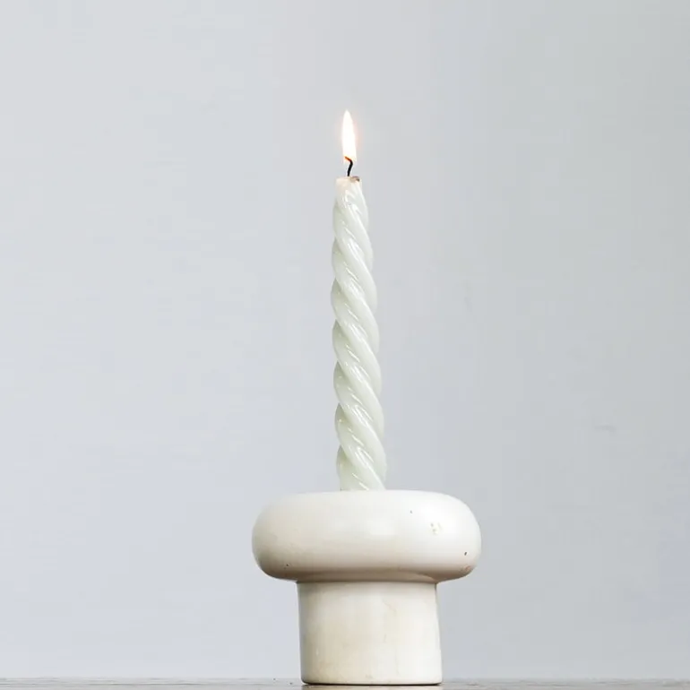 Mifuko Kandili ljusstake E, krämvit